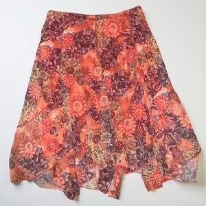 Vintage Y2K Candies  Sz S Asymmetrical Handkerchief Skirt Grunge Fairy Bohemian